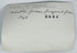 Back of original provenance postcard containing collector annotations and historical information regarding the fragment.