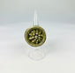 Antique Victorian-era ring featuring a floral rosette design and beaded border.