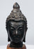 18th–19th century Southeast Asian cast bronze Buddha head with dark natural patina