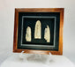 16th–17th century Southeast Asian votive plaques depicting seated Buddha