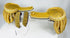 Spanish-American War era U.S. Navy dress epaulettes with gilt eagle buttons and original case