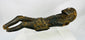 Weathered 16th century wooden Christ figure with expressive carved features