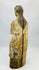 Spanish Colonial sacred devotional figure with original gesso and paint remnants