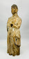 Hand-carved wooden Catholic Santos figure circa 1700s with spiritual presence