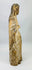 Historic Spanish religious sculpture with expressive face and beautifully aged surface