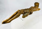 Museum-quality Spanish Colonial religious carving from the 17th century with historic wear and original paint traces