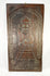 Late 18th century European folk-carved devotional panel depicting a bishop saint with crozier and blessing gesture