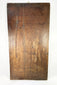 Historic Central European religious wood carving with deep patina and vernacular folk style