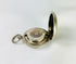 Authentic Victorian silver sovereign holder, engraved monogram, luxury collectible accessory
