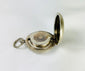 Authentic Victorian silver sovereign holder, engraved monogram, luxury collectible accessory