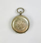 Victorian-era sterling silver sovereign holder with engraved monogram, circa 1880s UK