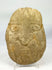 Ancient-style warrior effigy stone carving with primitive expression