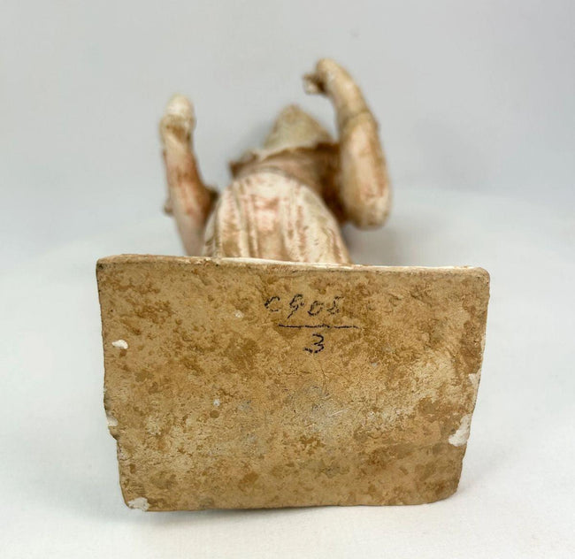 Tang Dynasty Terracotta Female Attendant | Traces of Original Pigment | China | Circa 618–907 CE