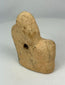 Hand-molded clay rider mounted on horse, Roman Egypt 1st–3rd century artifact close detail.
