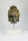 Antique Thai or Cambodian carved stone Buddha head 18th–19th century