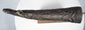 Authentic Tibetan ritual horn from the Himalayan region, carved with symbolic details and used in purification ceremonies.