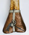 Carved dragon detail on Tibetan Buddhist kangling ritual trumpet made from human femur bone