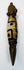 Antique Tibetan-style protective amulet combining Dzi bead imagery and phurba form