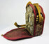 Antique Tibetan gau amulet box with lotus, endless knot, and Buddha figure