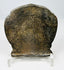 Bronze Himalayan devotional plaque with lotus base and shrine frame