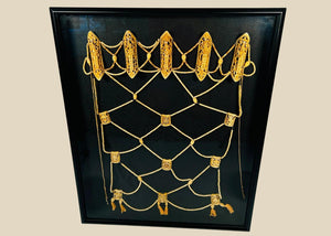 Tibetan Tantric Ritual Apron (Rus Gyan) | Human & Animal Bone with Deity Carvings | 19th Century