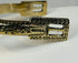 Decorative huaso spurs with pierced heel bands and engraved shanks