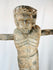 Spanish Colonial Christ figure with carved ribs and crown of thorns