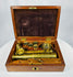 19th century portable brass microscope used by Victorian scientists
