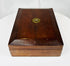 vintage scientific instrument microscope with brass optics and mirror illumination