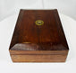vintage scientific instrument microscope with brass optics and mirror illumination