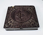 Collectible 19th century daguerreotype photographs with beehive motif Union case