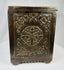 Vintage Libertas Safe bank with eagle emblem and aged patina