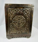 Vintage Libertas Safe bank with eagle emblem and aged patina