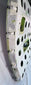 Side profile of the Boeing 737 aft cargo door showing its depth, curved edges and internal construction