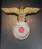 Close-up of WWII Kriegsmarine eagle and black-white-red national cockade