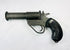 World War II Webley Model No. 1 MK. V flare gun with stamped steel construction and original checkered black grips
