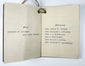 Vintage 1924 college prom dance card from Washington College Maryland with original pencil accessory