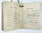 Roaring Twenties dance card booklet honoring Washington College Class of 1925 with attached miniature pencil