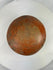 African cultural terracotta pot with traditional geometric surface pattern