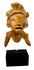 West Mexican shaft tomb terracotta human effigy with headdress on display stand