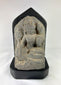 14th-century Tibetan stone stele depicting Tara, hand-carved Buddhist devotional relief