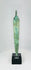 Close-up showing corrosion patterns and surface texture on a Near Eastern bronze blade