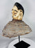 Yoruba ancestor spirit headdress from Nigeria retaining original wicker superstructure and aged ceremonial patina.