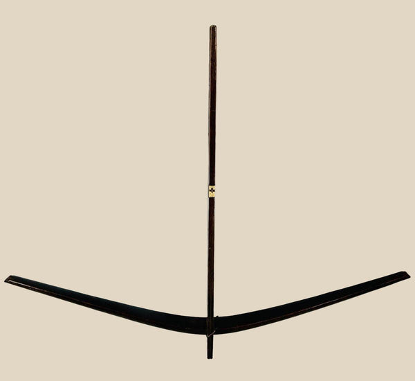 Yunnan Tribal Crossbow | Nu Ethnic Minority Weapon in Mulberry Wood and Bone | Circa 1880–1920 CE