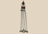 Antique Afghan Kuchi tribal pendant with a hirz prayer tube, red glass cabochons, and cascading chain tassels.