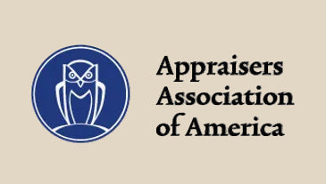 Appraisers Association of America membership logo representing Relic & Rarity professional affiliation