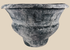 Large Ban Chiang-style earthenware vessel with incised geometric decoration and flared rim