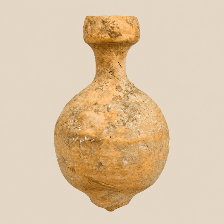 Empire romain | Vase à parfum/huile en terre cuite | Vers le Ier-IIIe siècle ap. J.-C.