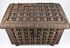 Antique Indian Brass-Clad Hardwood Lidded Box | Circa Late 19th Century