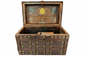 Iron-Bound Strongbox | Spain or Portugal | Dated 1840 (16th–17th Century Style)